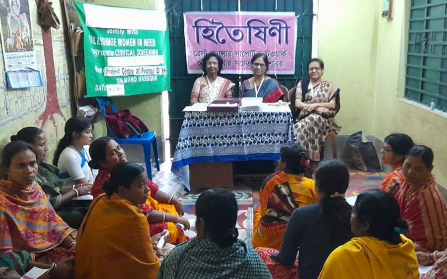 Hitaishini conducted a breast cancer awareness programme on 8th December 2023